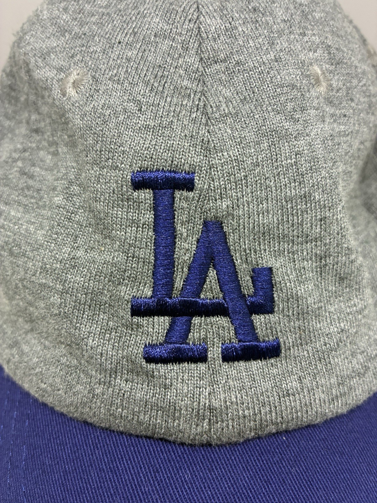 Nike Heritage 86 Dri Fit LA Dodgers Baseball Cap Hat Adjustable OS Gray Blue