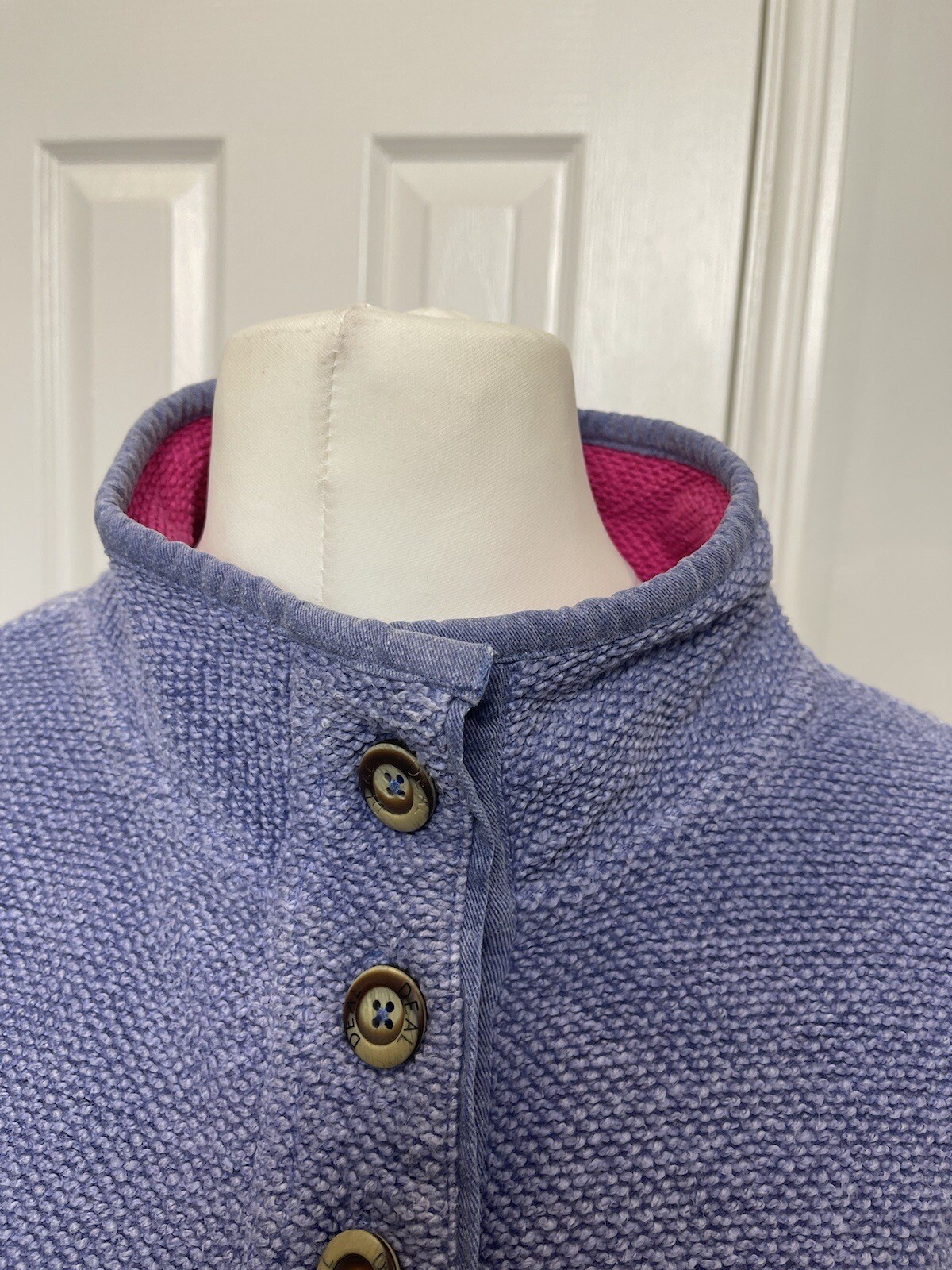 DEAL Womens Size Medium Lilac Purple Pullover Jumper 100% Cotton