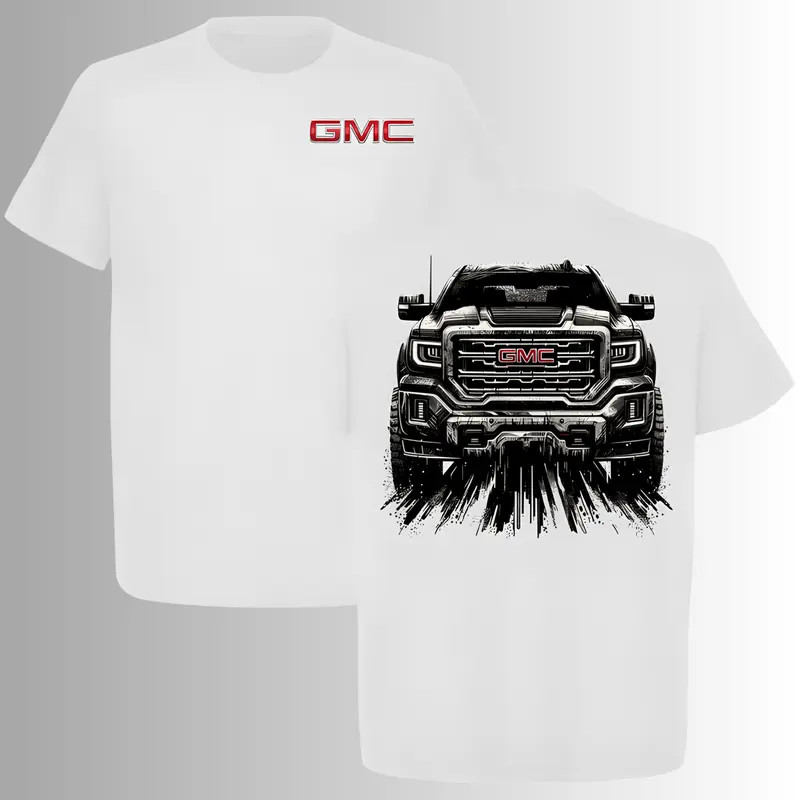 GMC Sierra Aggressive Front View Truck Graphic T-Shirt Tee