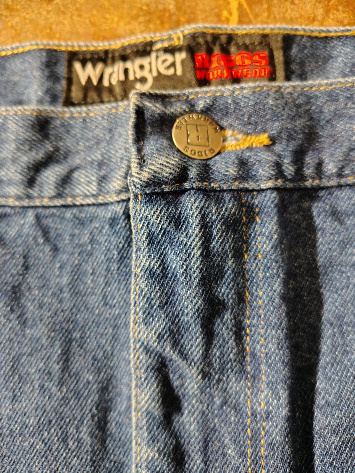 New Wrangler Riggs Workwear Carpenter Jeans Reinforced With Cordura 50×30