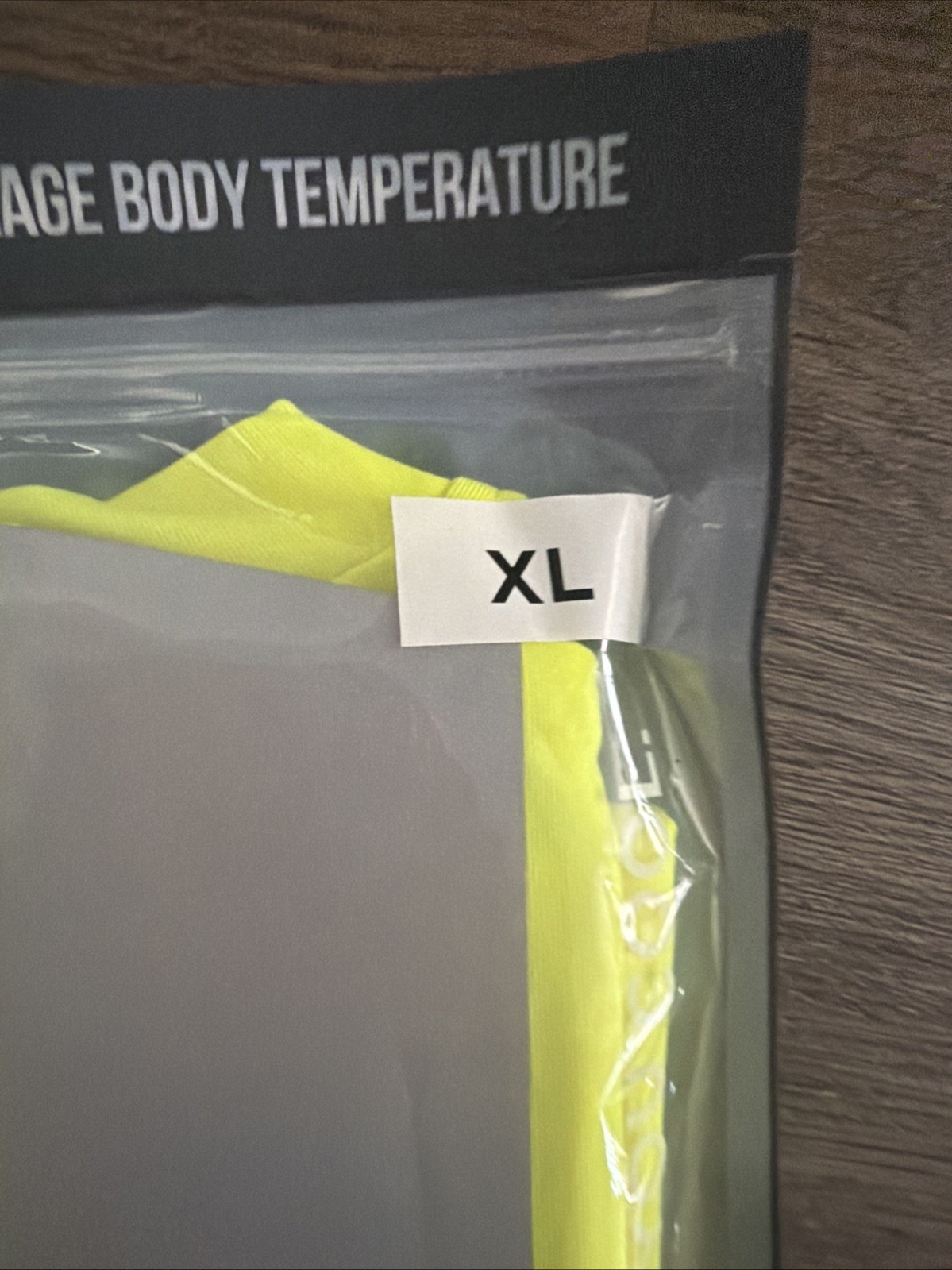 Construction Reflective Safety Trim With 360° Visibility Yellow T-Shirt Size XL