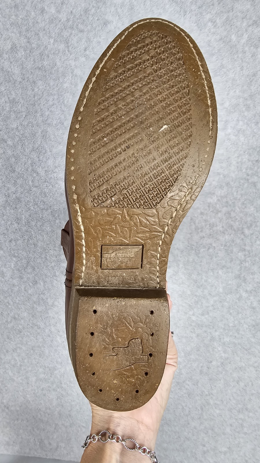 Red Wing 1155 Pecos Leather Work Boots Heritage Nailseat Soft Toe USA Size 9.5
