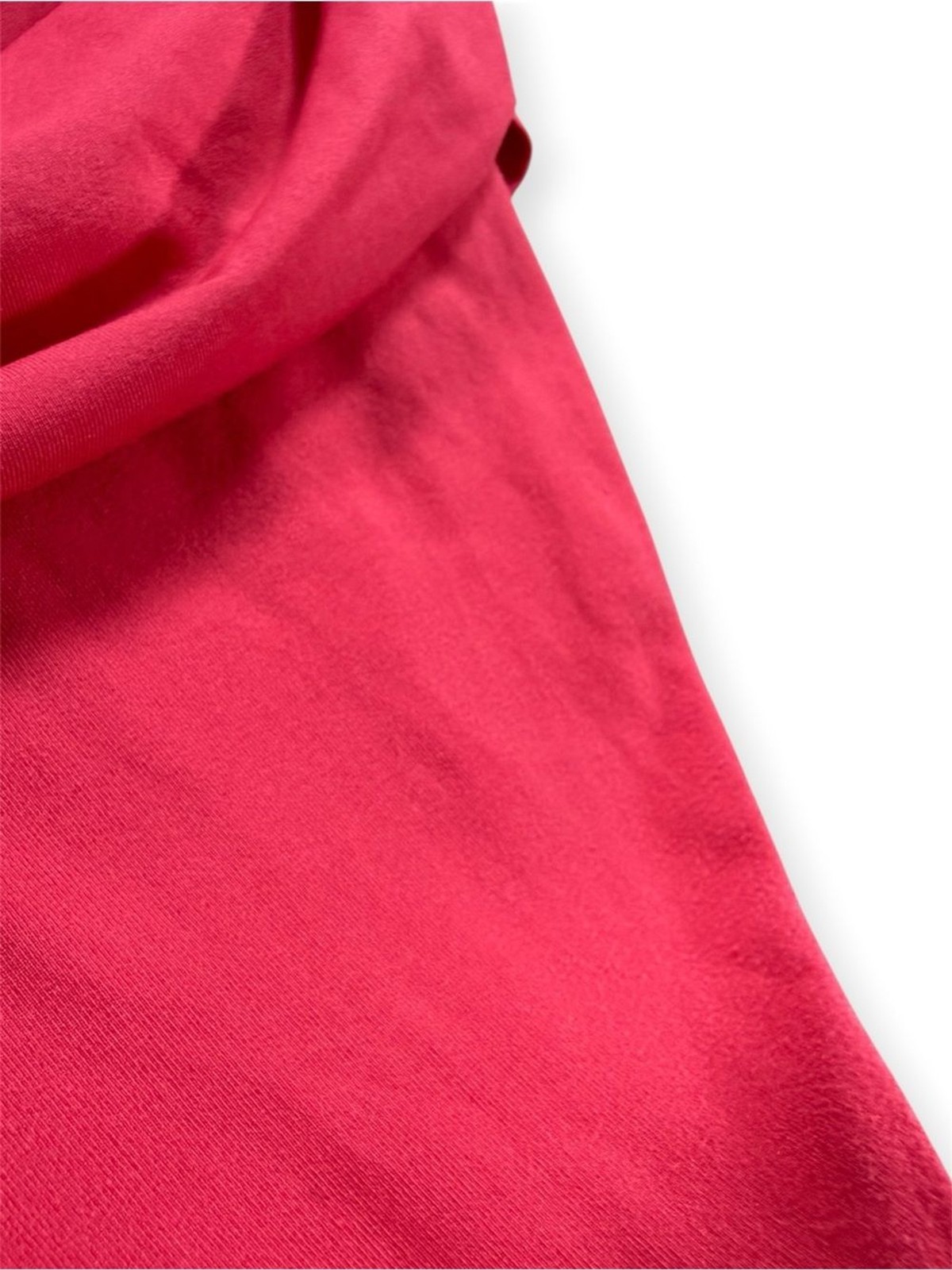 Stella McCartney Swim High-Rise Ruched Bikini Bottoms in Hot Pink & Coral Size S