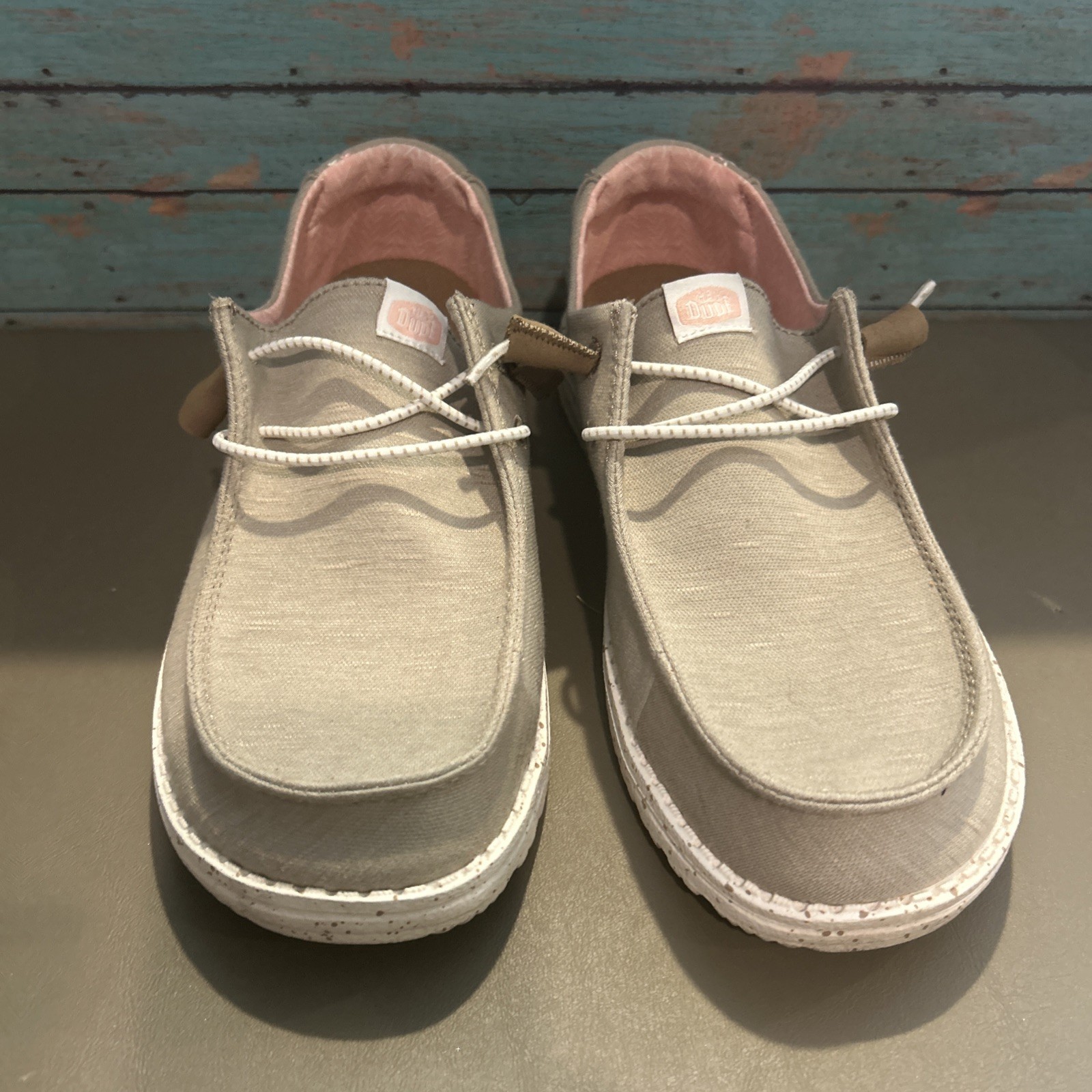 Hey Dude Wendy Heathered Stretch Quarry slip-on shoes