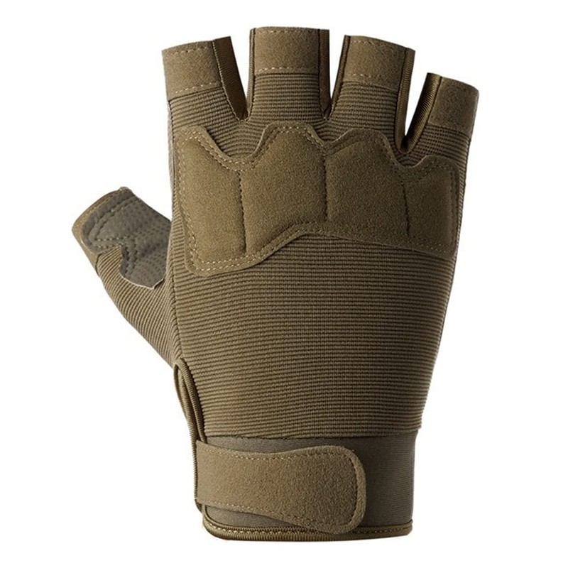 Tactical Half Finger Gloves Motorcycle Cycling Hiking Driving Working Fingerless