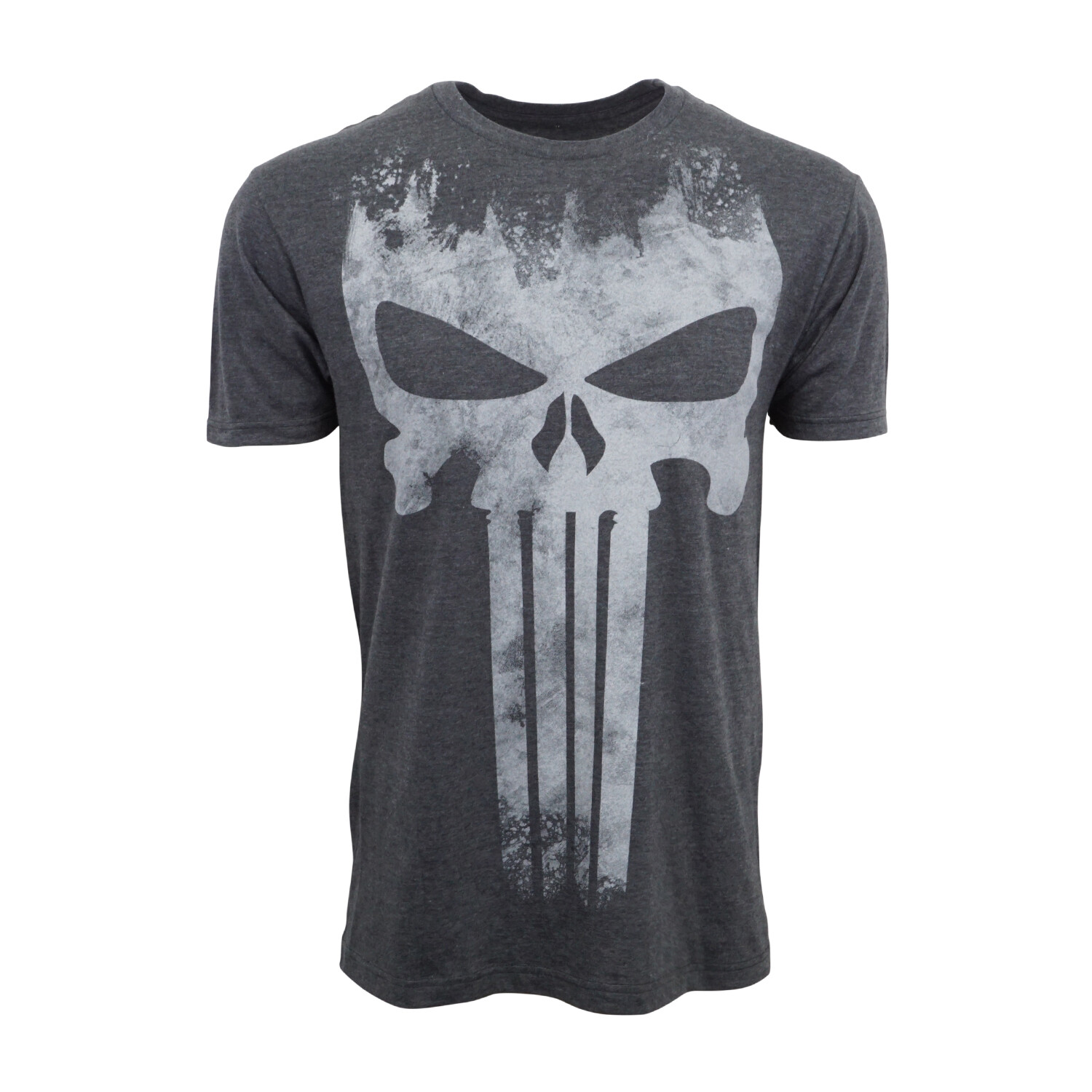 MARVEL THE PUNISHER MENS CHARCOAL GRAPHIC T SHIRT