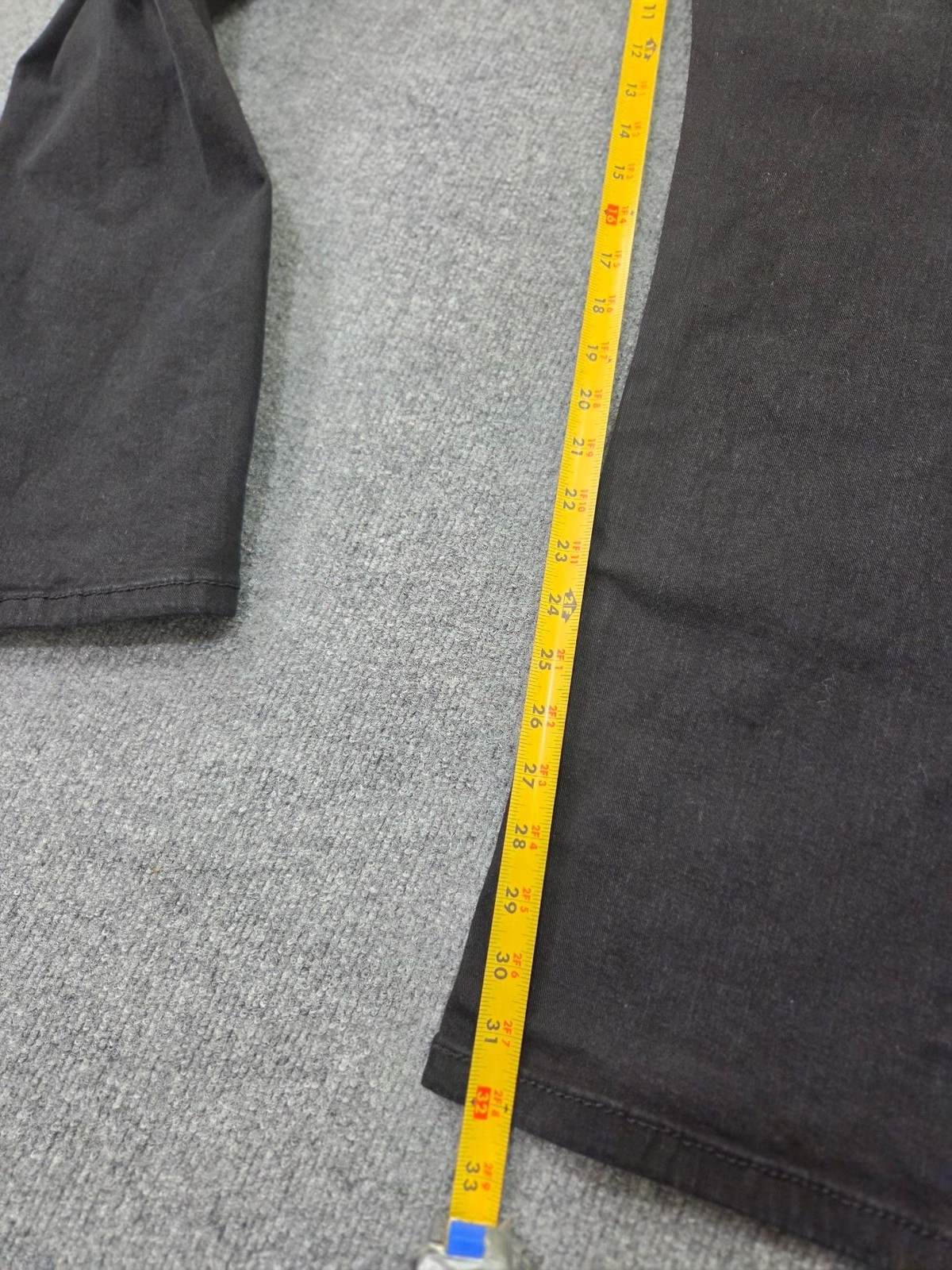 Urban Star Premium Apparel Men’s Relaxed Fit Straight Leg Black Stretch Jeans 36