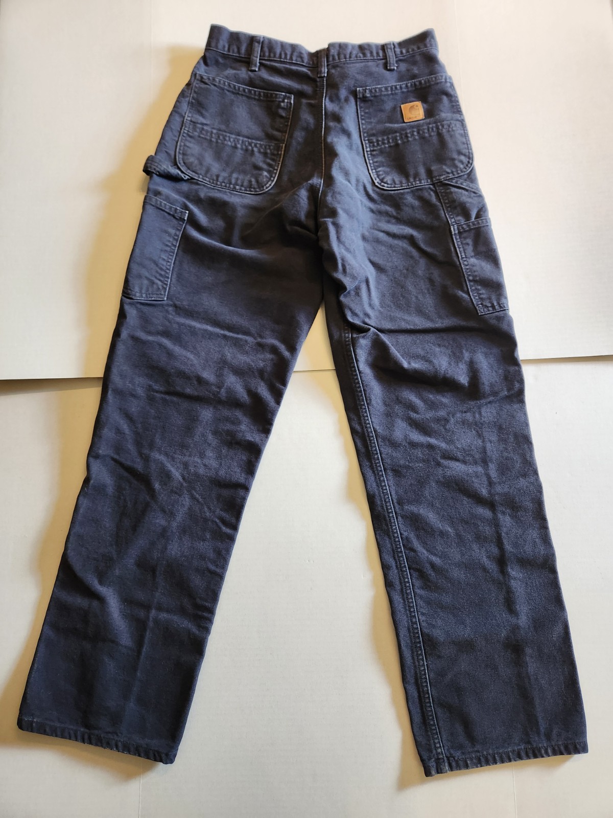 Carhartt B11 Men’s Loose Fit Washed Duck Utility Work Pants 32×34 Distressed
