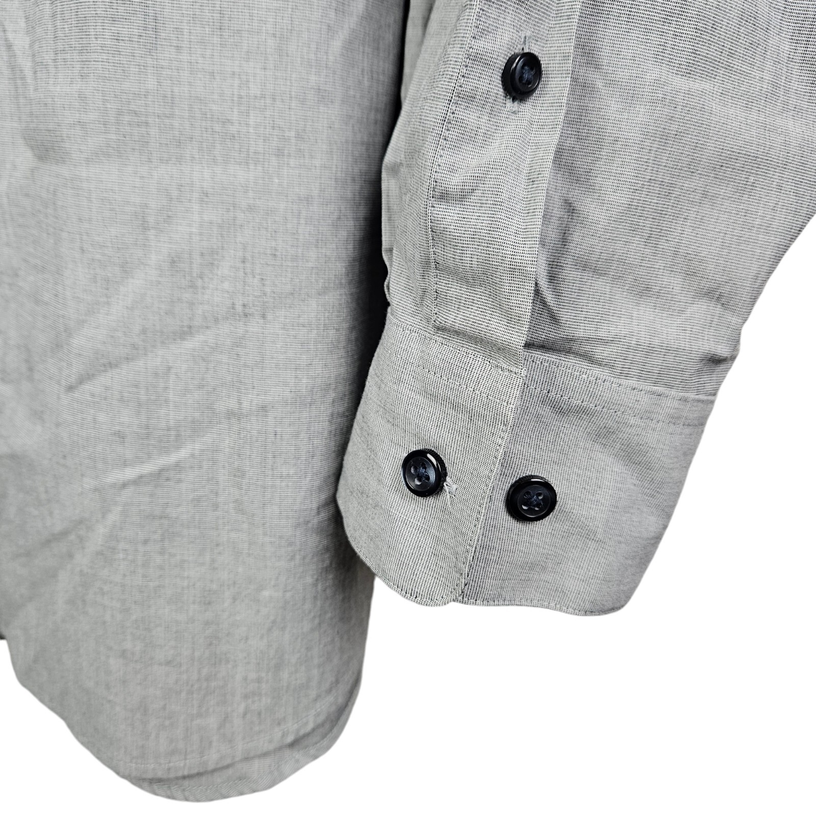 [g] George Classic Fit Button-Up Shirt Men’s Size 3XL Long Sleeve Oxford Gray