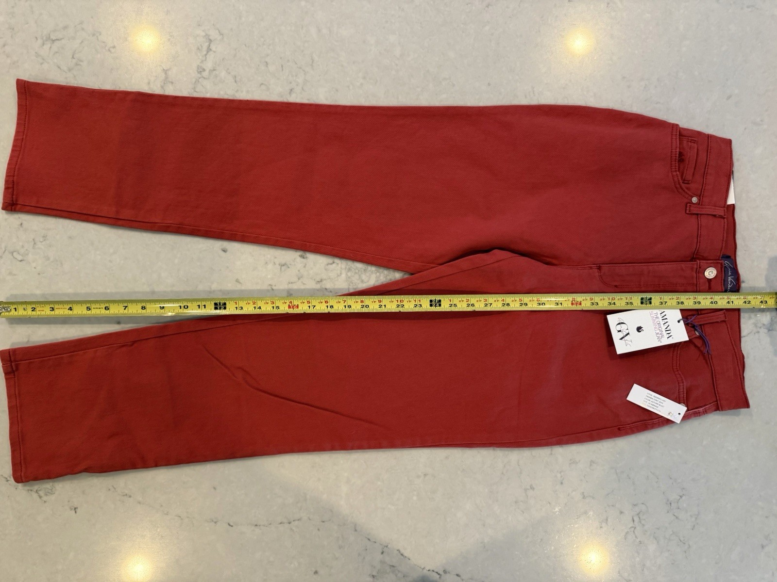 Gloria Vanderbilt Amanda Slimming Jean Classic Tapered Size 10, Autumn Blaze