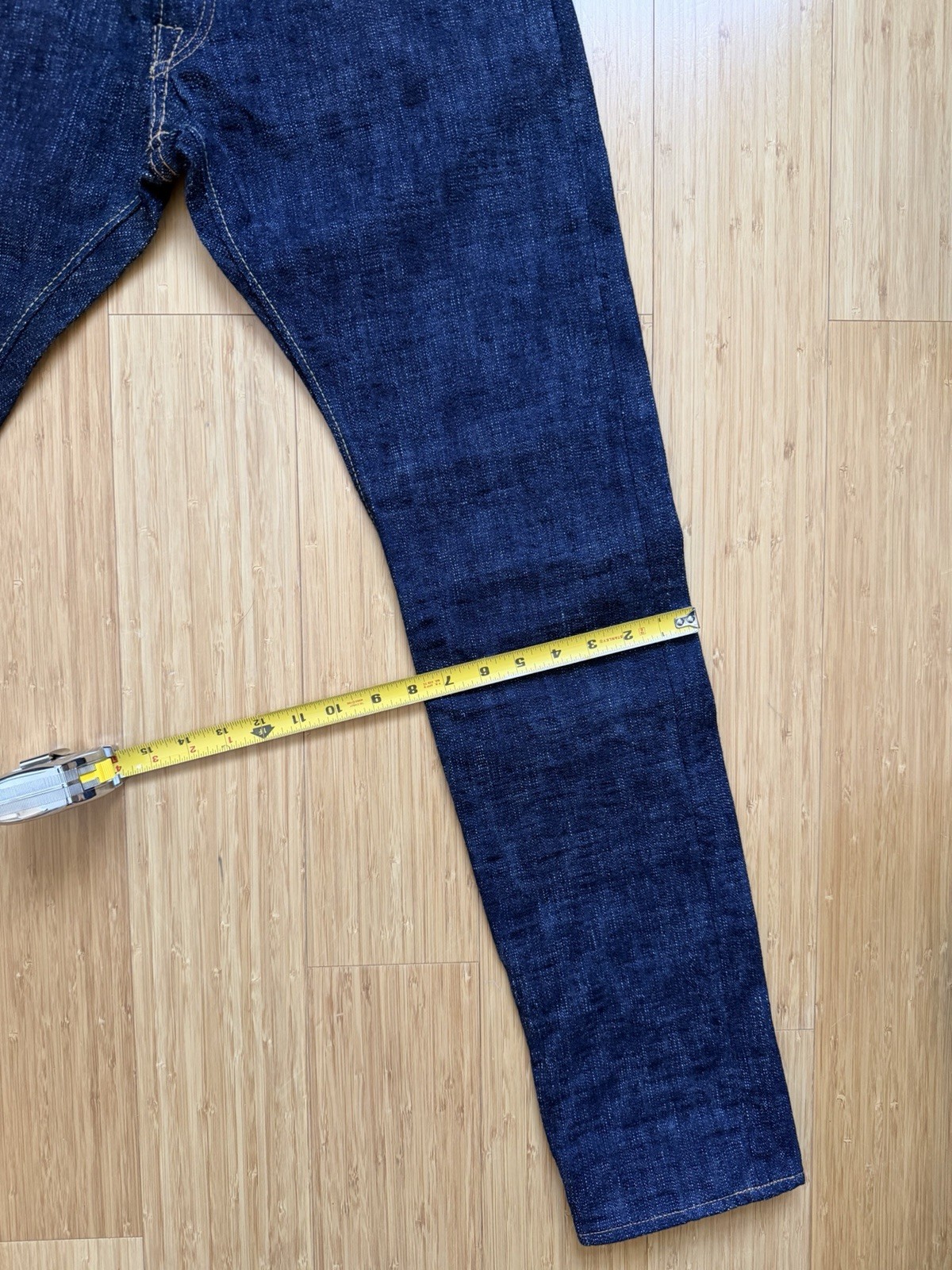 NEW PBJ WSB-019 16 oz Slubby Relax Tapered size 32 (Measures 30) Pure Blue Japan