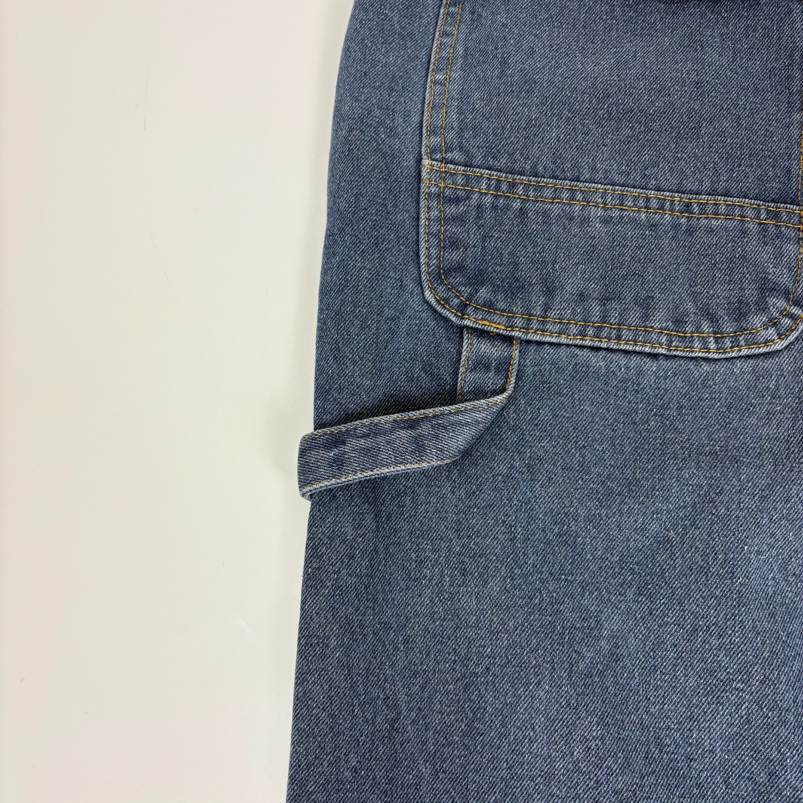 Vintage Key 2000’S Y2K Relaxed Fit Dark Wash Denim Carpenter Jeans W40 x L32