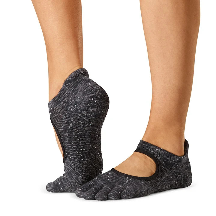 Toesox Bellarina Grip Socks Yoga Pilates Dance Multiple Colors, S or M