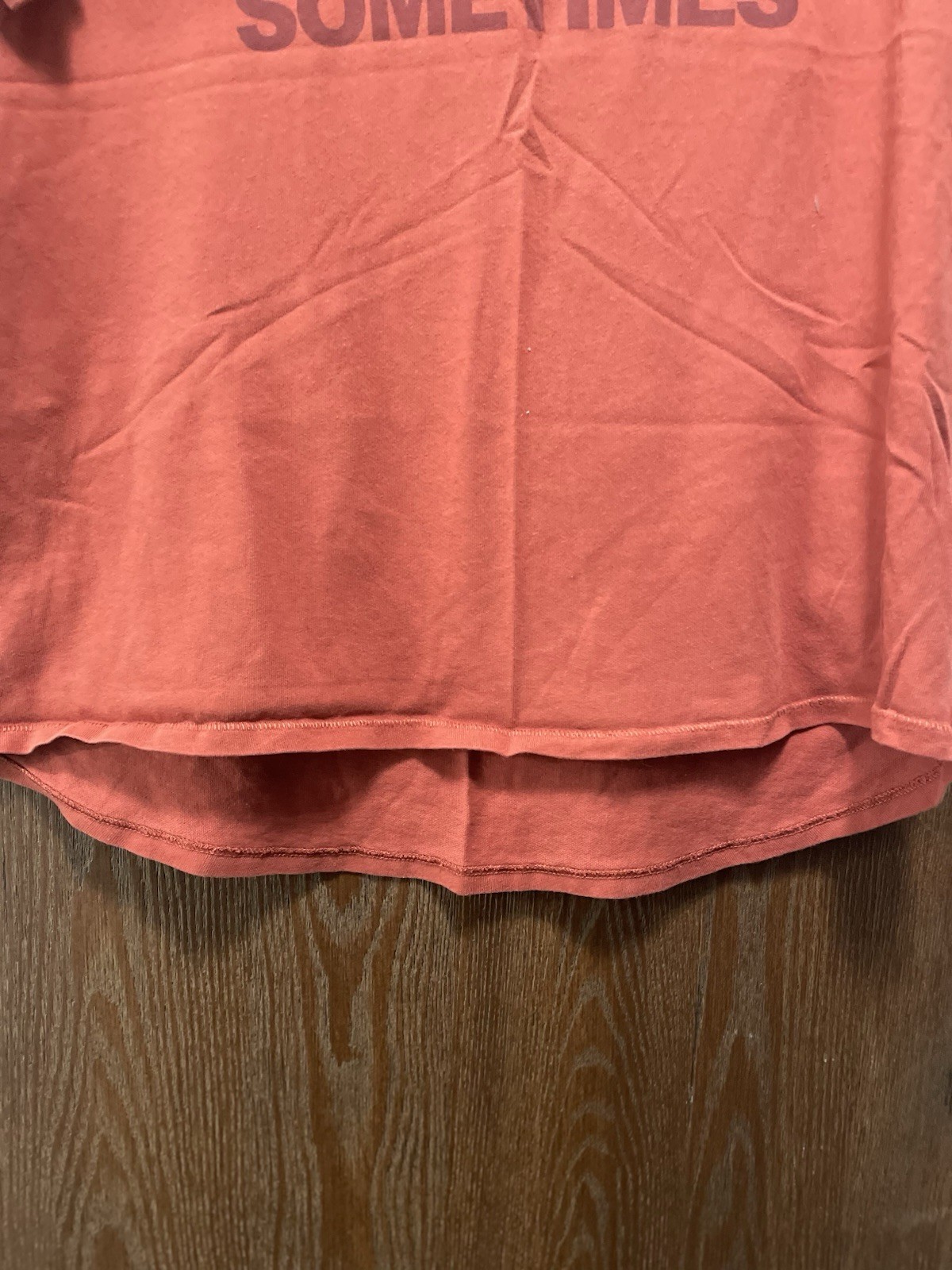 Aerie Red Always Mostly Positive Sometimes Short Sleeve Tees Size Medium