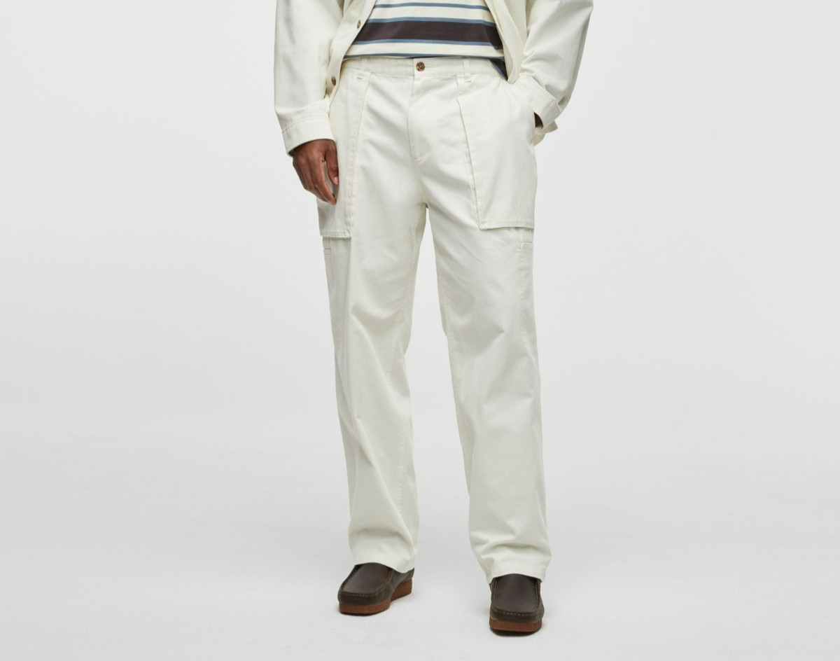 Mode of One Regular-Fit Utility Pants Men’s 38 Neo Natural Button Zip Closure