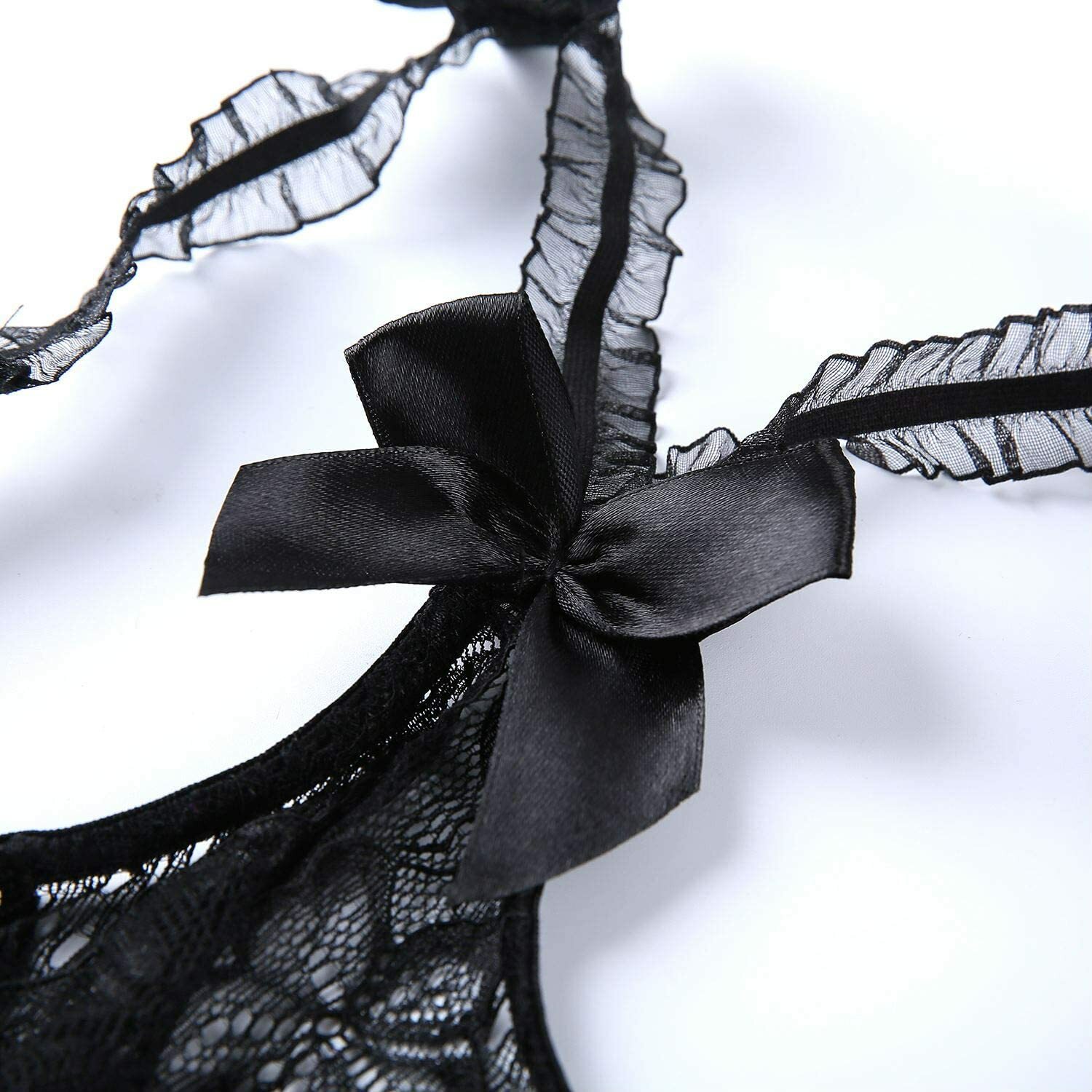 Sexy-Lingerie Women’s Sleepwear Babydoll Underwear Lace Dress G-String Nightwear