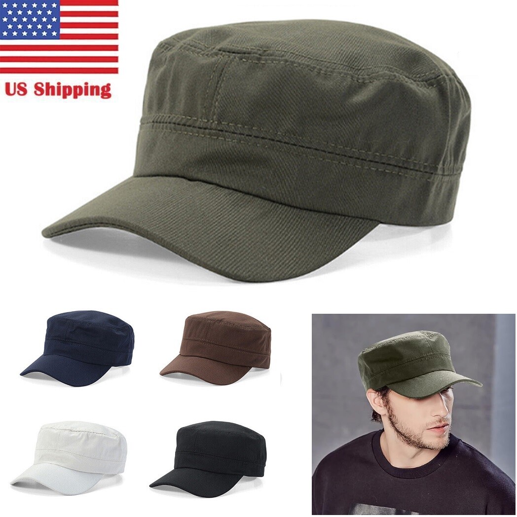 Adjustable BDU Fitted Army Cadet Military Cap Hat Patrol Castro Combat Hunting