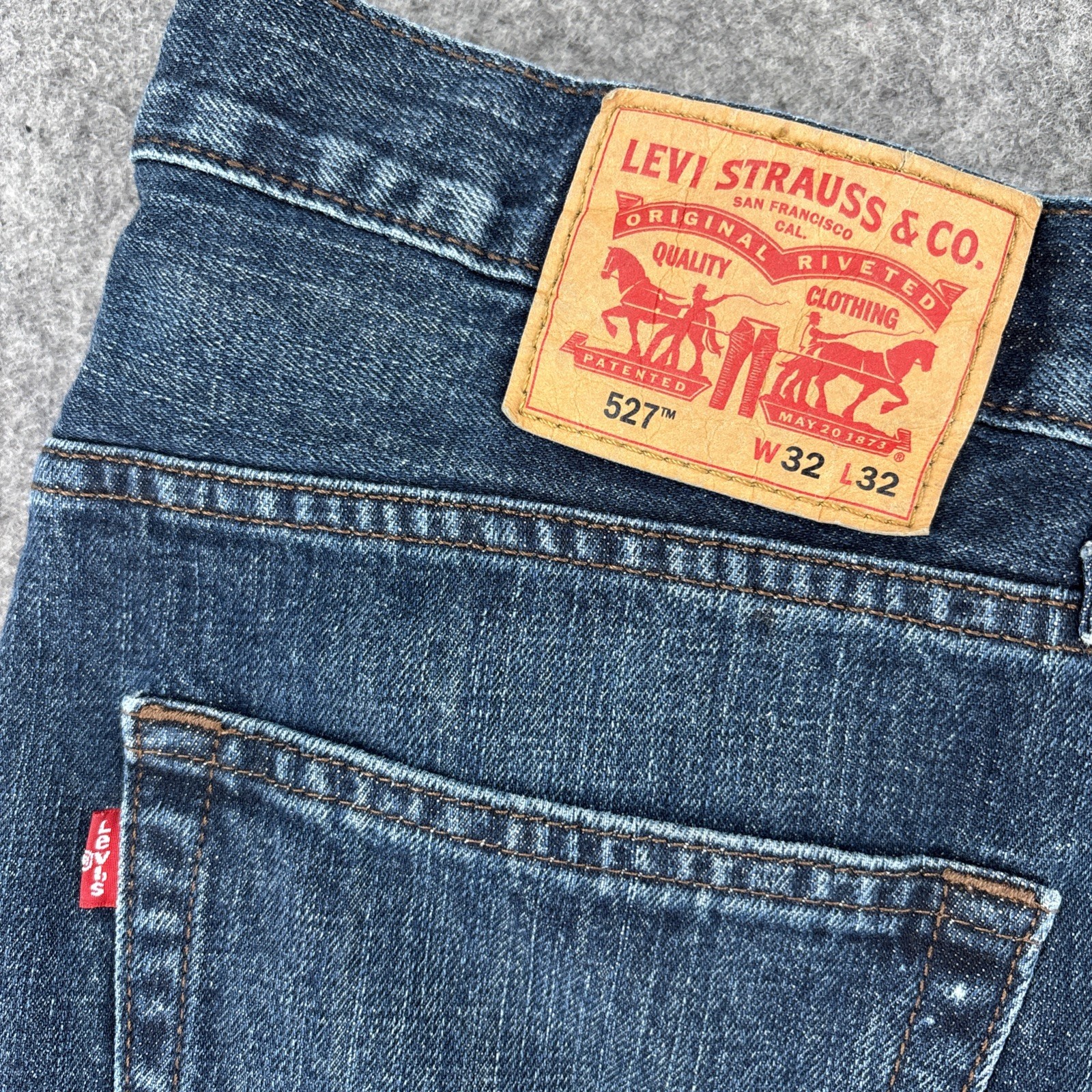 Levi’s Jeans Men’s 32 Boot 527 Blue Cowboy Western Bootcut
