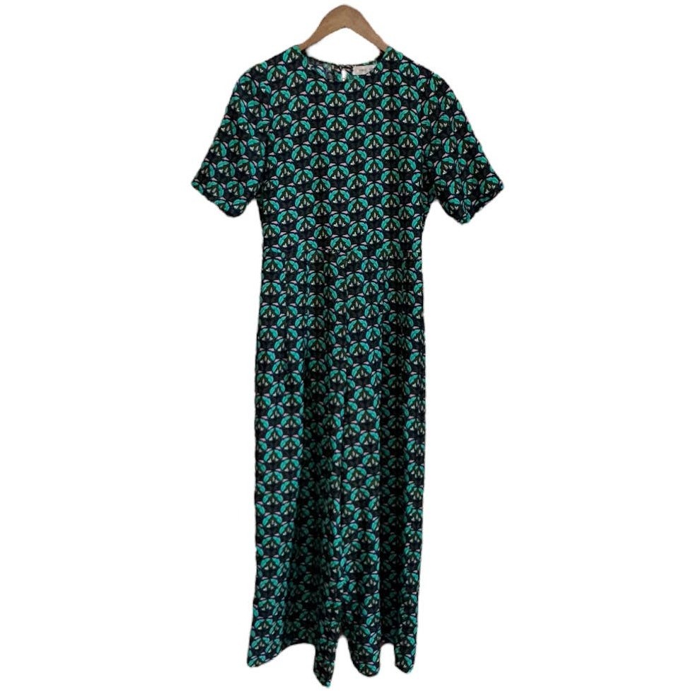 Traffic People Women’s Bianca Retro 1970s Floral Jumpsuit Size Medium