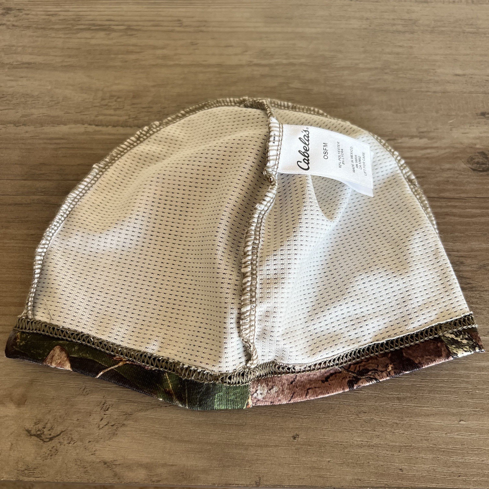 Mossy Oak Cabelas Camo Youth Beanie Cap Hunting Hat Stretch OSFM Lightweight