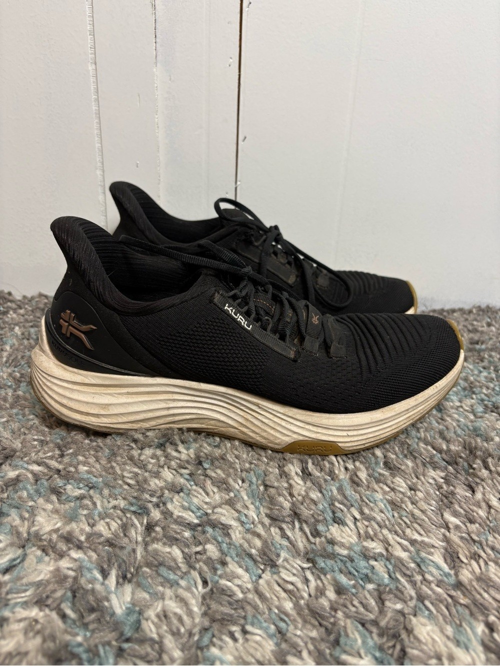Kuru Shoes Womens 9.5 Atom 2 Athletic Structured Ortho Mesh Comfort Walking