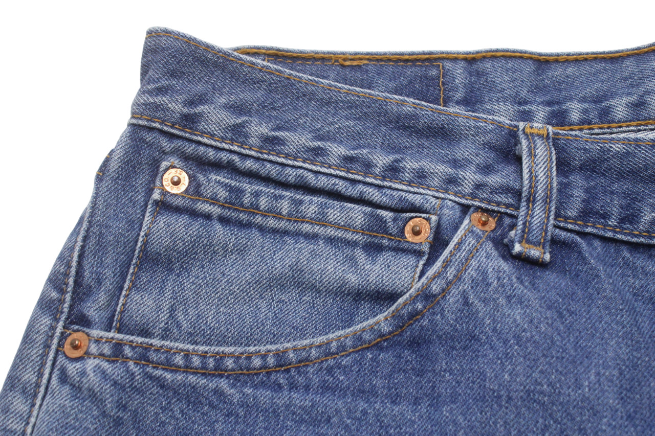 Levi’s 522 02 Mens Jeans W36/L32 Regular Straight Fit Button Fly Denim