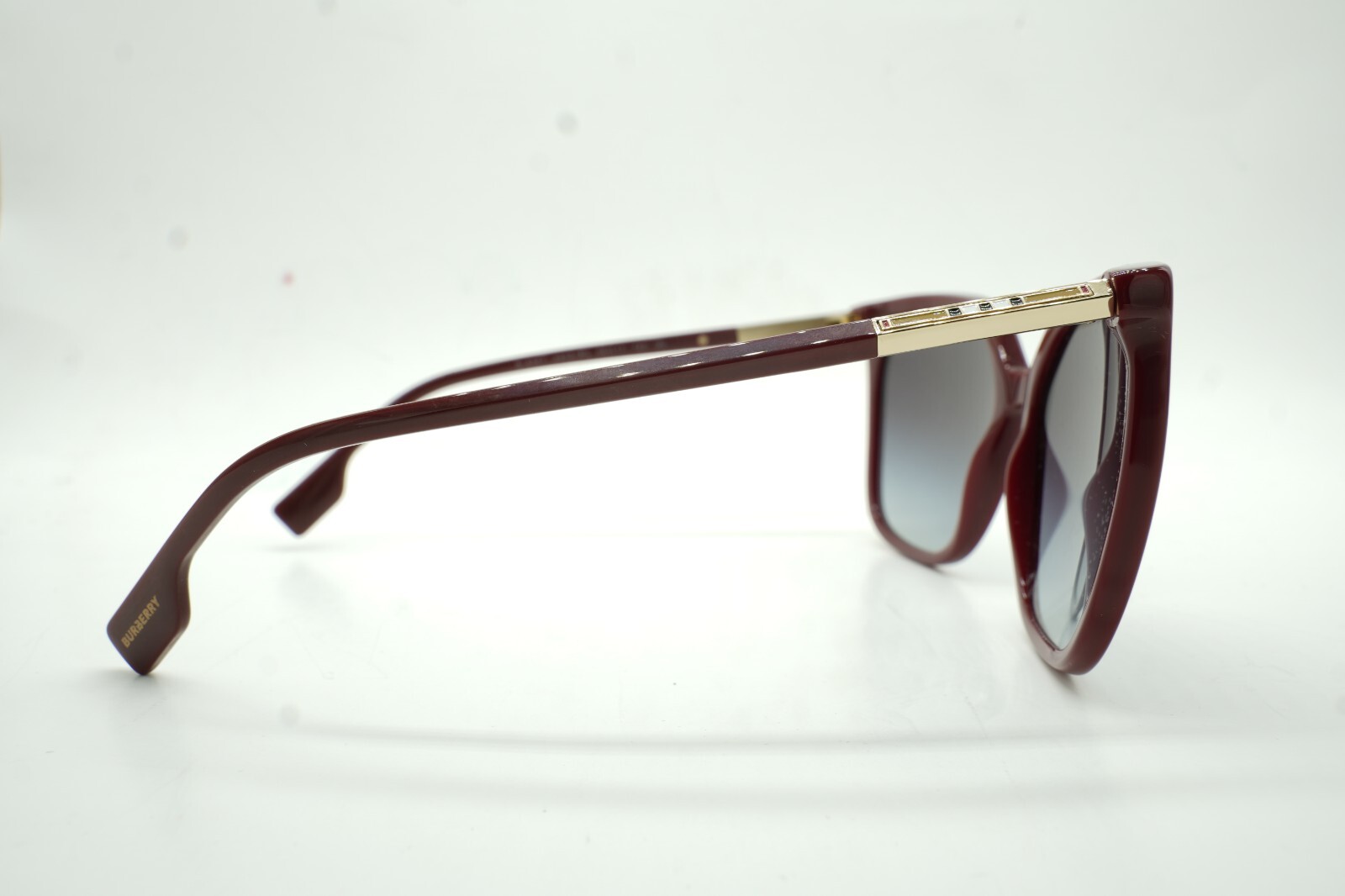 BURBERRY B 4347 3403/8G BURGANDY DESIGNER AUTHENTIC SUNGLASSES 56-17 140
