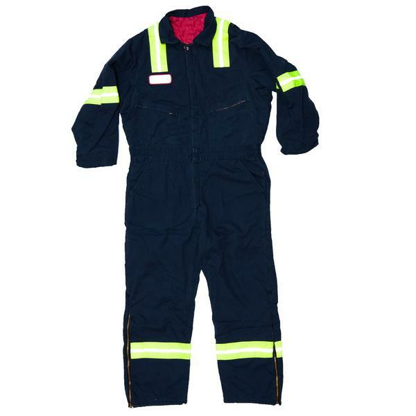 Used Hi-Visiblitity Reflective INSULATED Coveralls Cintas Redkap Unifirst G&K
