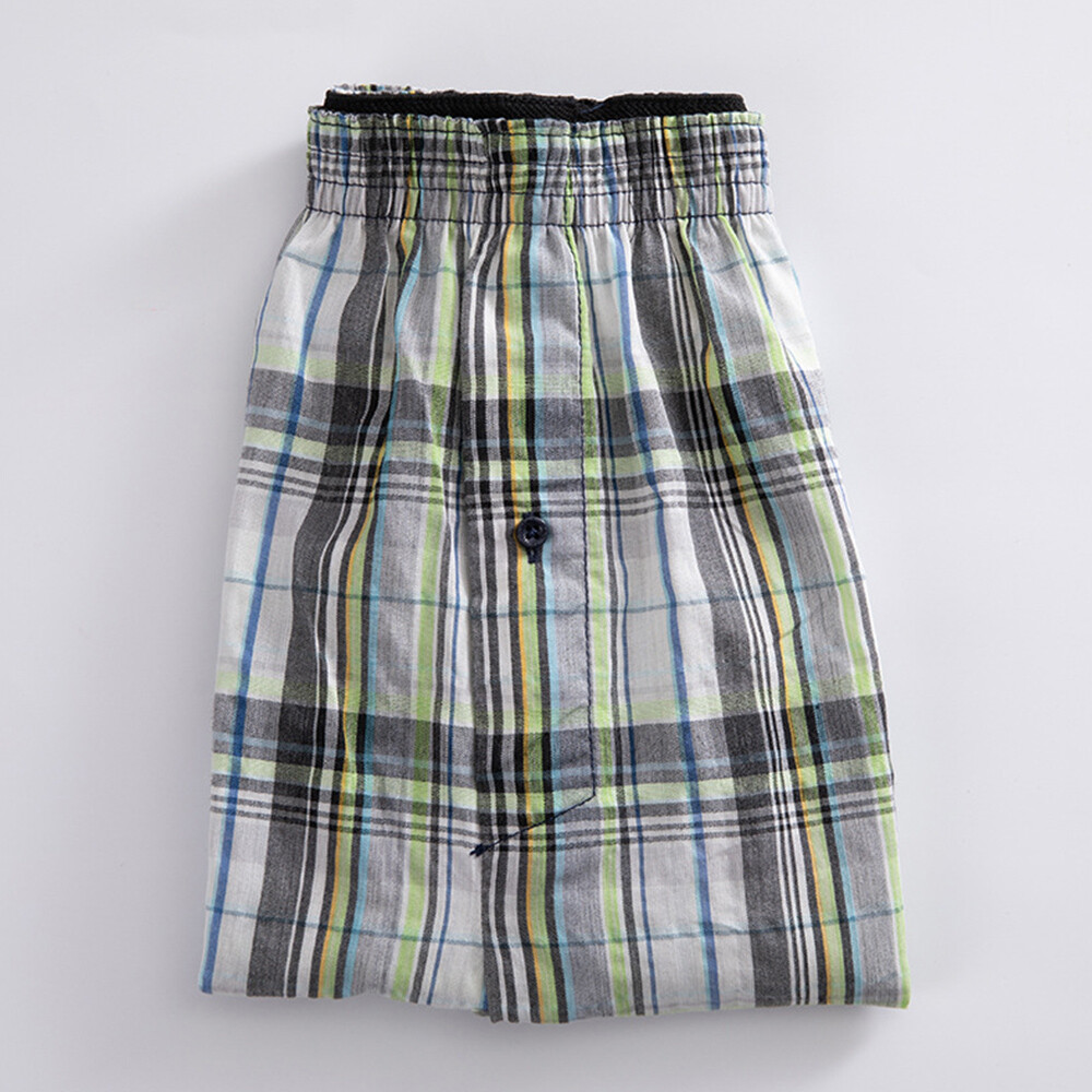 Random Color Woven Shorts Mens Cotton Underwear Oversized Short Pants Elastic