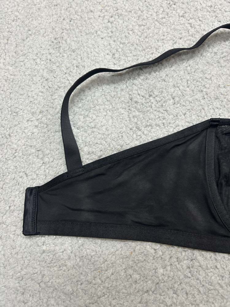 Joyspun Bra 42DD Unlined JS660 Full coverage Sheer Mesh Balconette