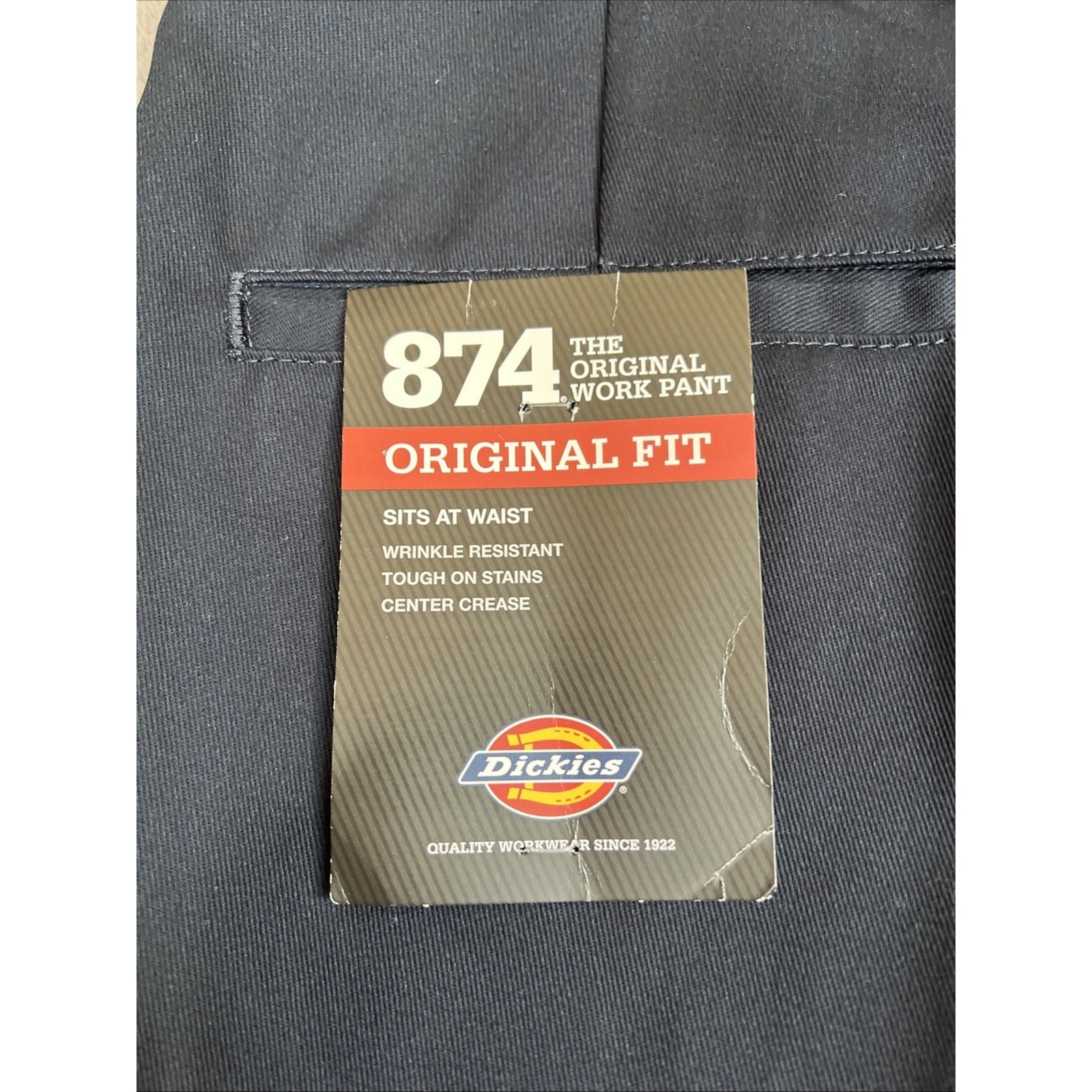Dickies Pants Men’s 32×29 Navy 874 Original Fit Straight Leg Work School Uniform