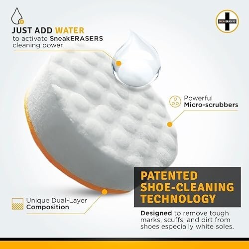 [NEW] SneakERASERS Instant Sole&Sneaker Cleaner Disposable Pack Contain 10 piece