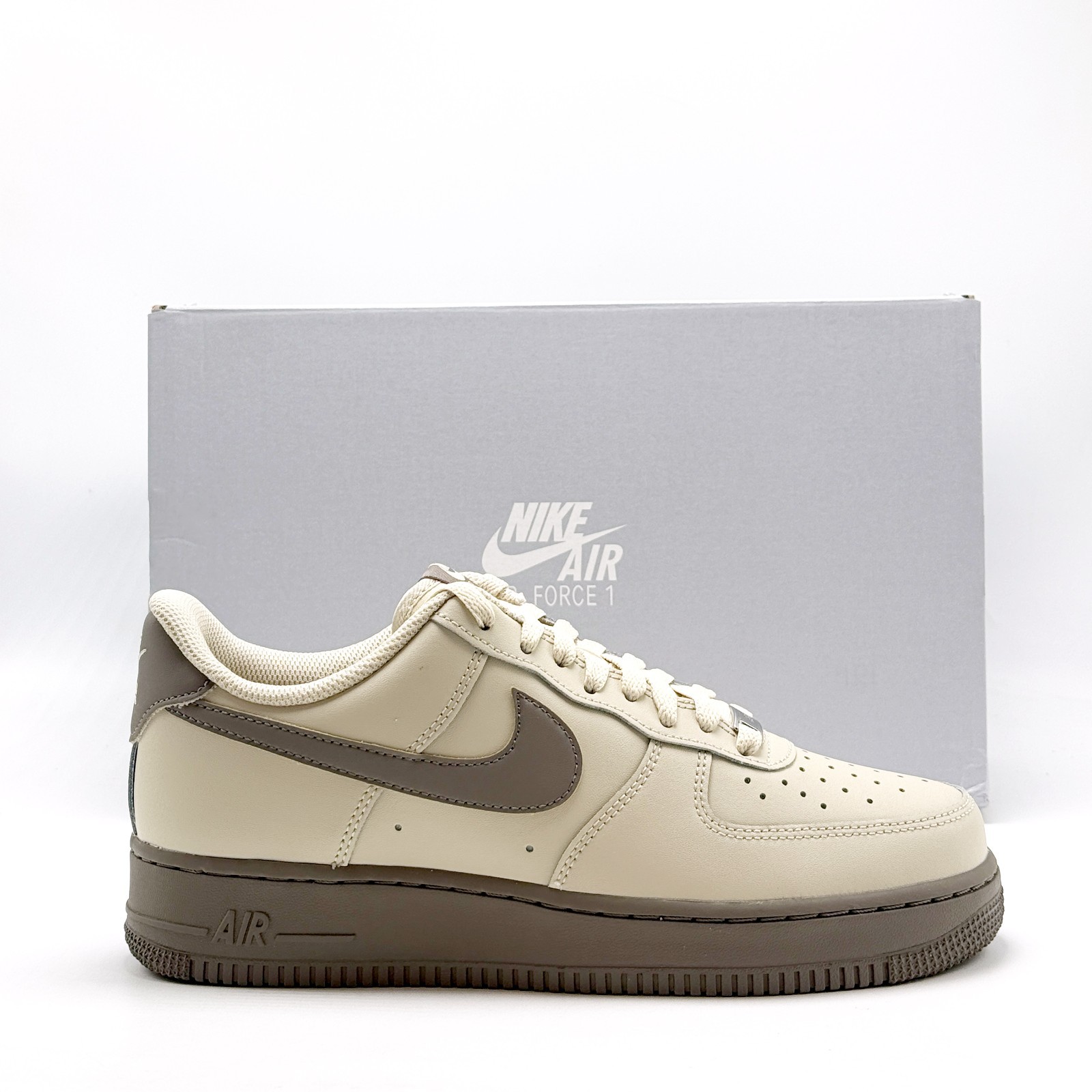 *NEW* MEN Nike Air Force 1 ’07 RATTAN / OLIVE GREY (FJ4146 201) 👍