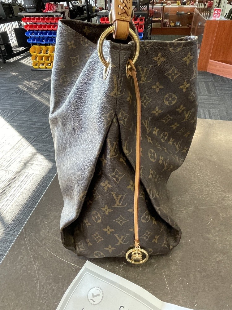 Louis Vuitton Artsy Hobo Bag MM Brown Monogram Canvas W/ COA