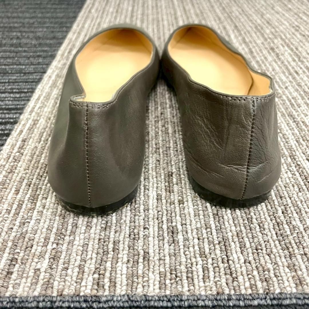 Christian Louboutin Leather Flat Shoes Pumps Size 35.5 (22.5cm) EU 35.5 US 5.5