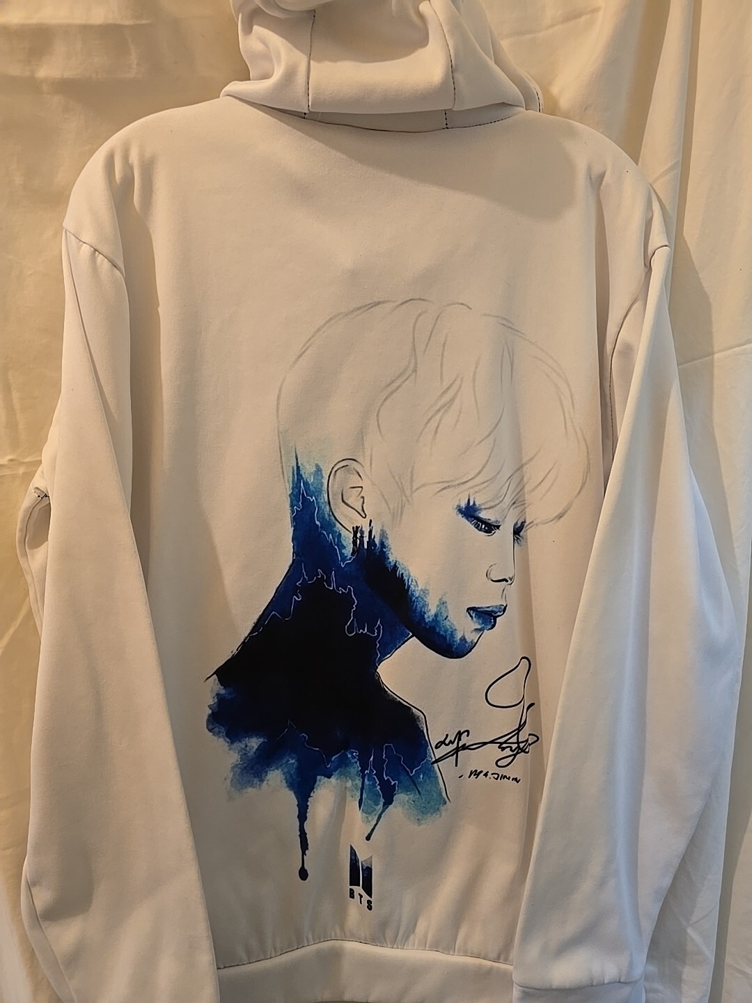BTS Jimin Merch Army Sweater Hooded Long Pullover Sleeve XXL Music K-POP