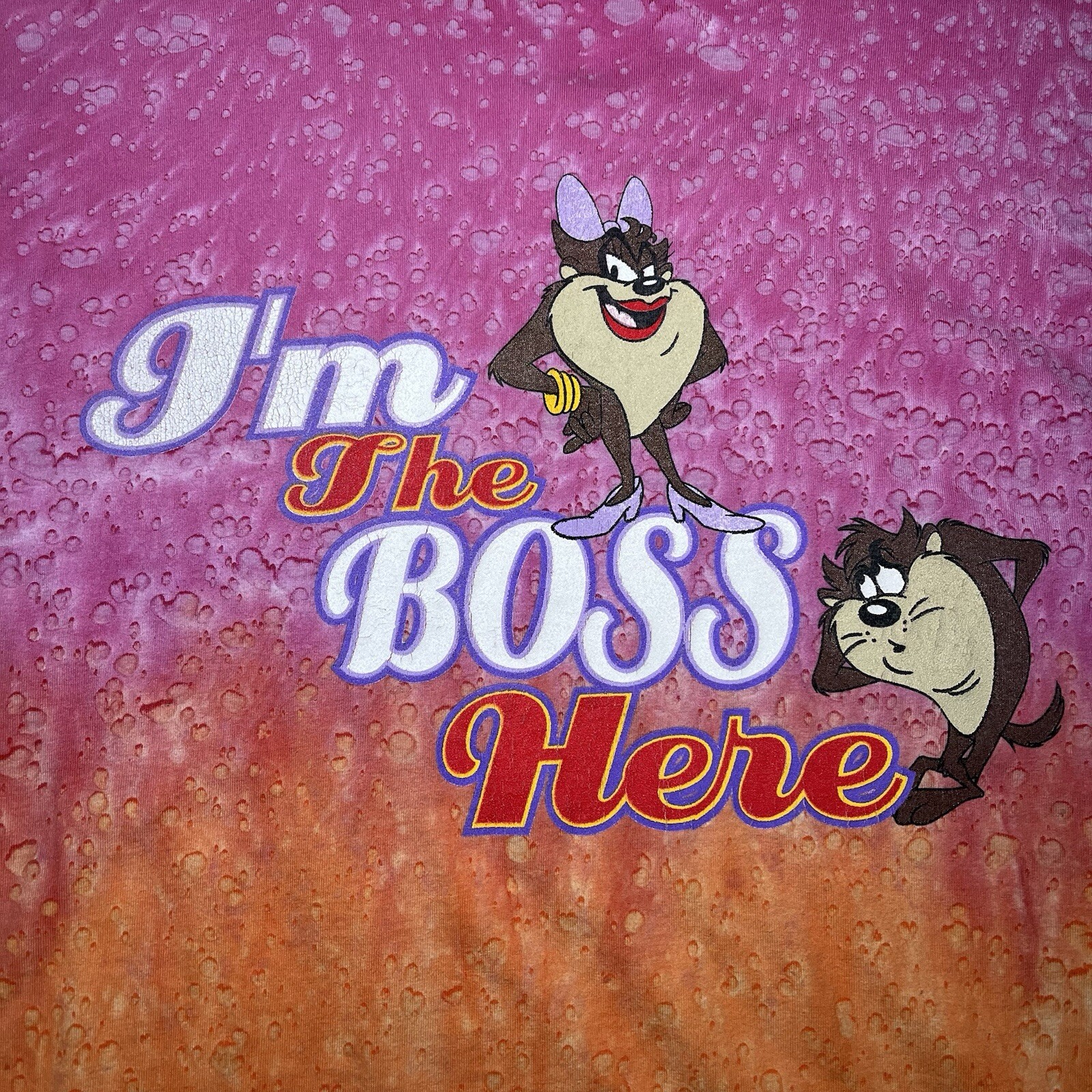 Vintage 90’s Tasmanian Devil Looney Tunes “ Ima The Boss Here” T-shirt XXL