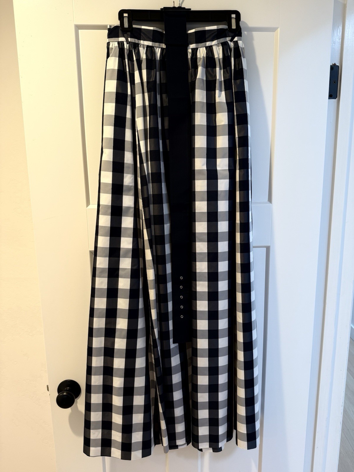 J. Crew Ball Maxi Gingham Plaid Tulle Lined Full A-line Skirt Size 4