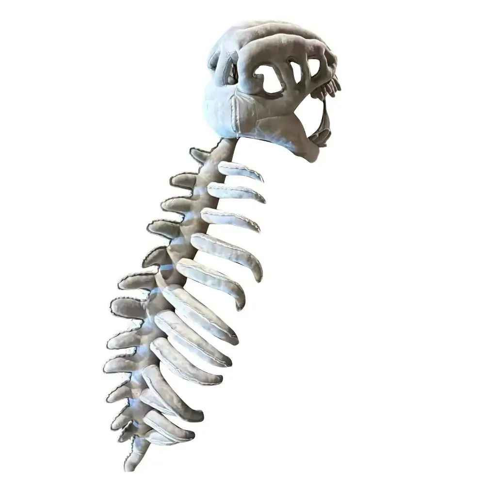 3D Dinosaur Skeleton Plush Toy 75cm Funny Soft Comfortable Cosplay Kids Gift