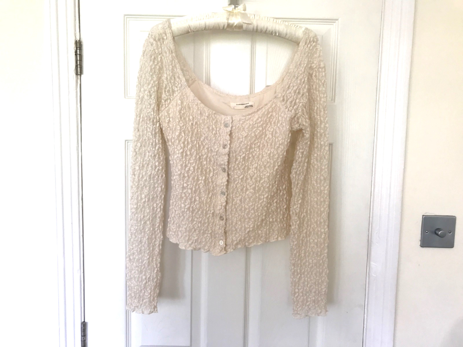 Anthropology Top Long Sleeved Elasticated Stretch top