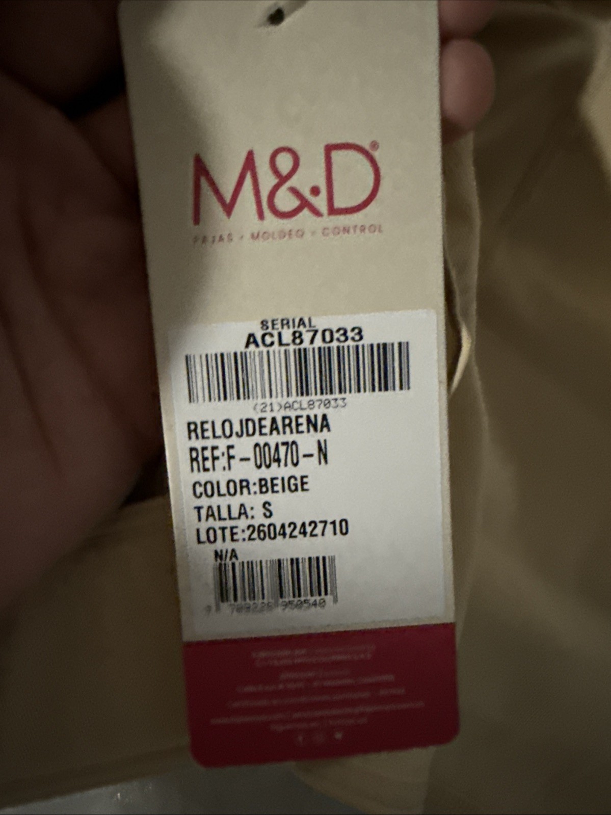Faja De Mujer Beige Colombiana Talla S Reloj De Arena