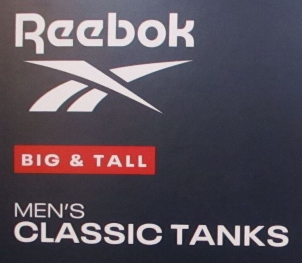 3 GENUINE REEBOK 4XL BIG & TALL 100% COTTON WHITE TANK TOP T SHIRTS UNDERSHIRTS