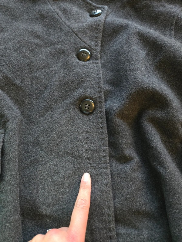 ELVI Grey Virgin Wool & Cashmere Jacket | Size 22 | Quiet Luxury