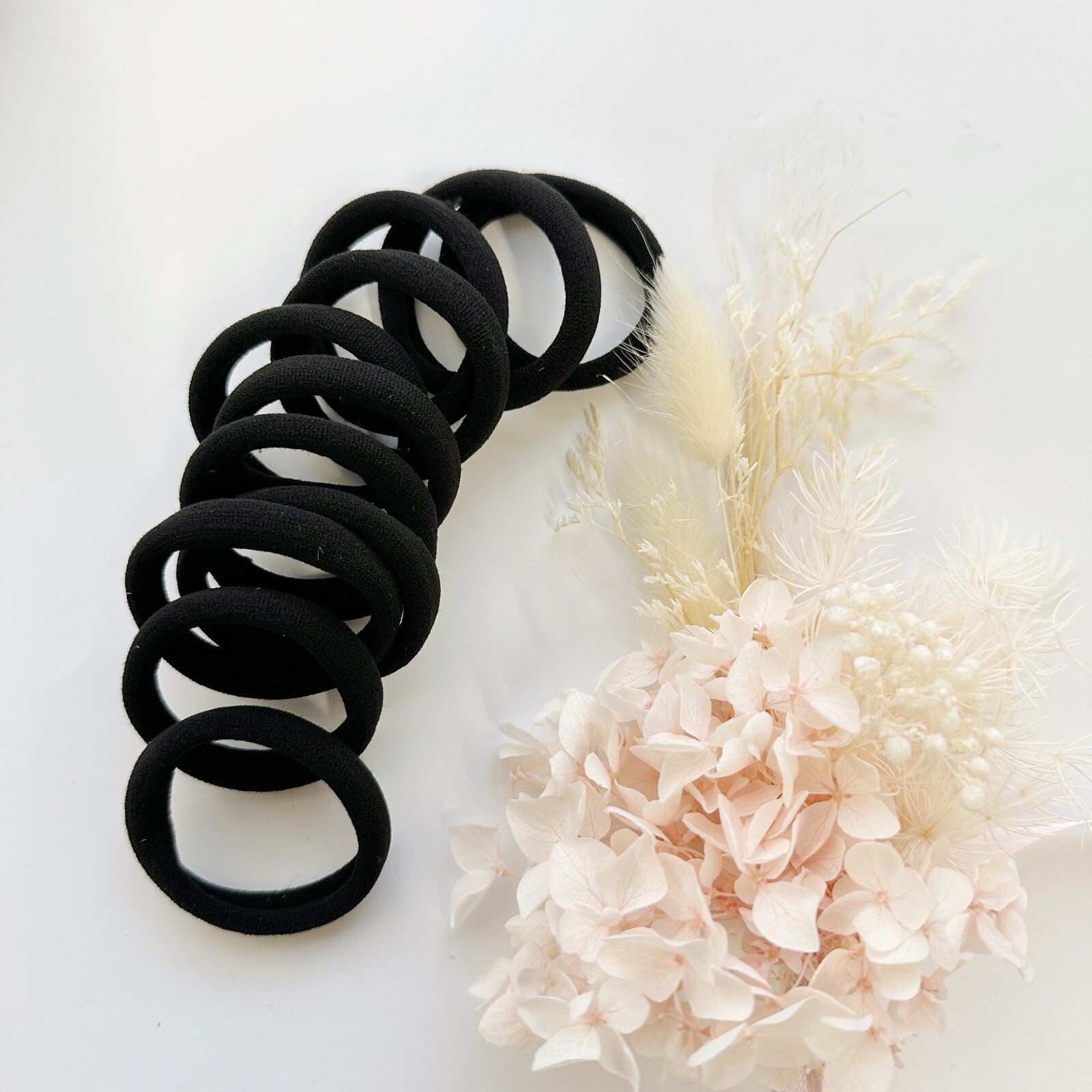 4CM Metal Free Thick Hair ties Scrunchies Accessories Ponytail holder bands