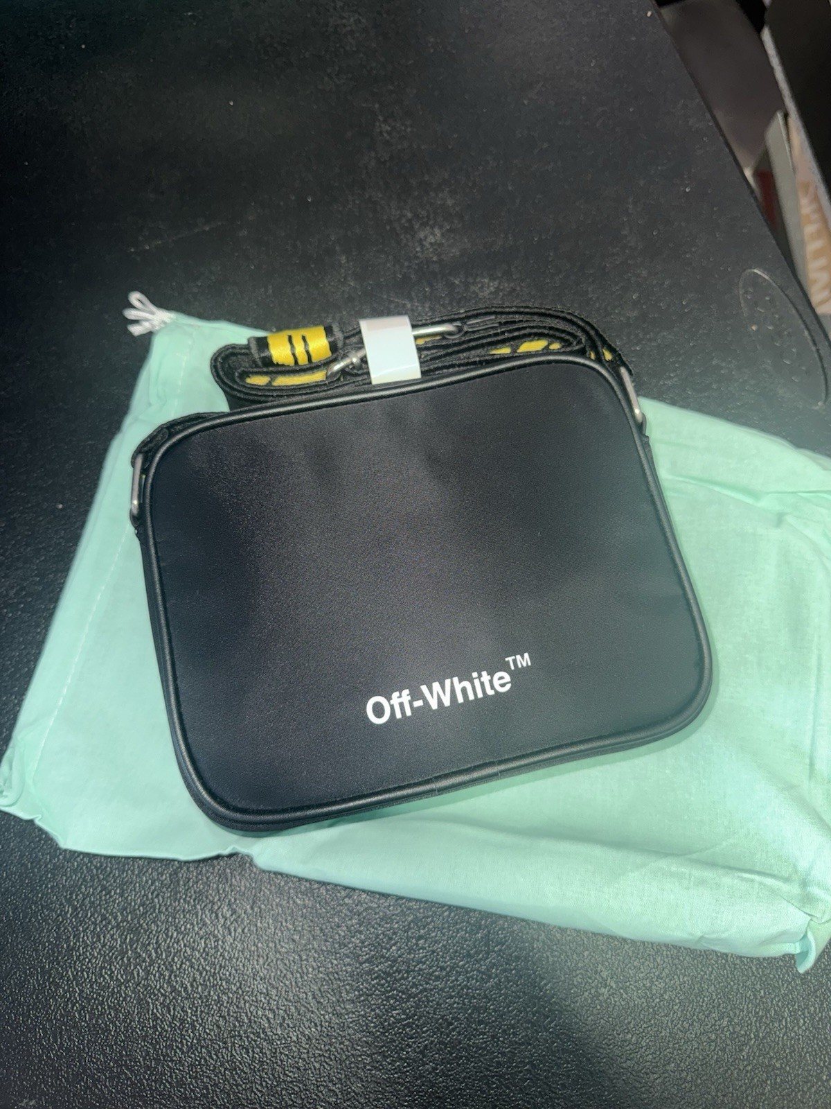 Off White Virgil Abloh Nylon Crossbody Shoulder Messenger Bag