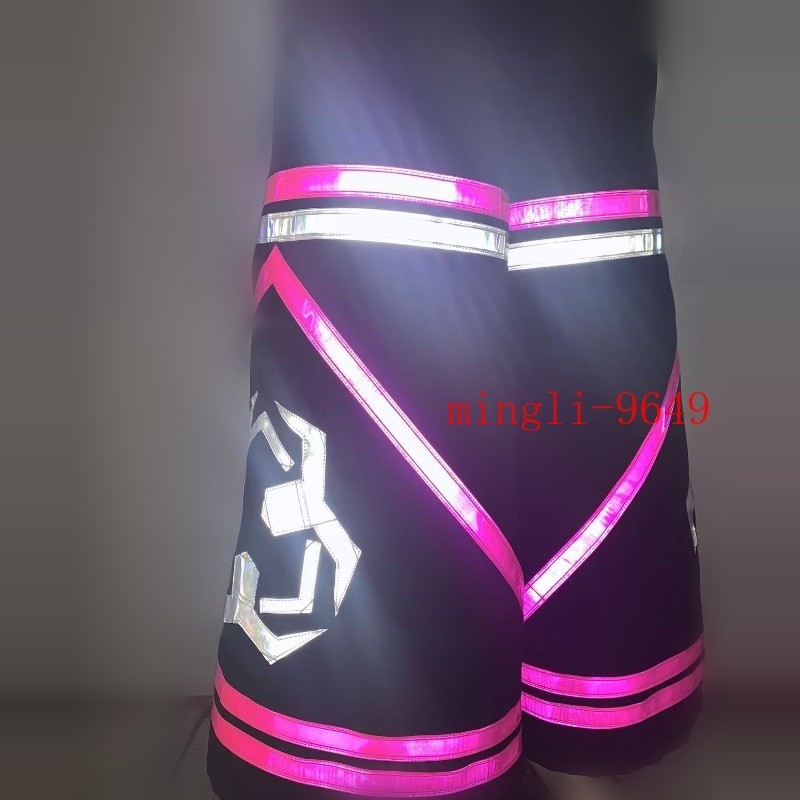 AUS Style Melbourne Shuffle Death God Pants Flared Leg Dance Reflective Cosplay