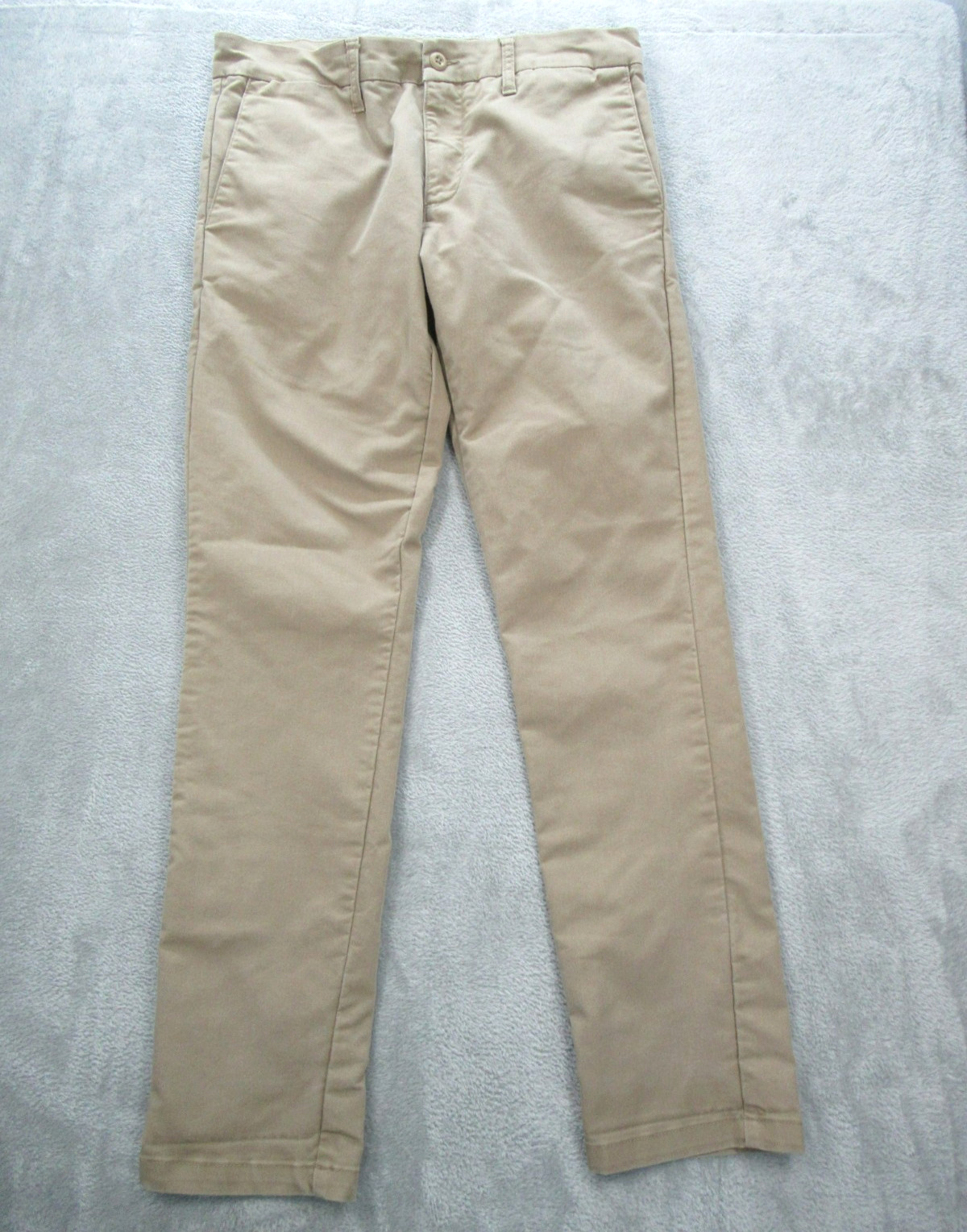Carhartt Sid Pants Men’s 33X32 ( 31 x 29) Actual Beige Chinos Fly Zipper Pockets