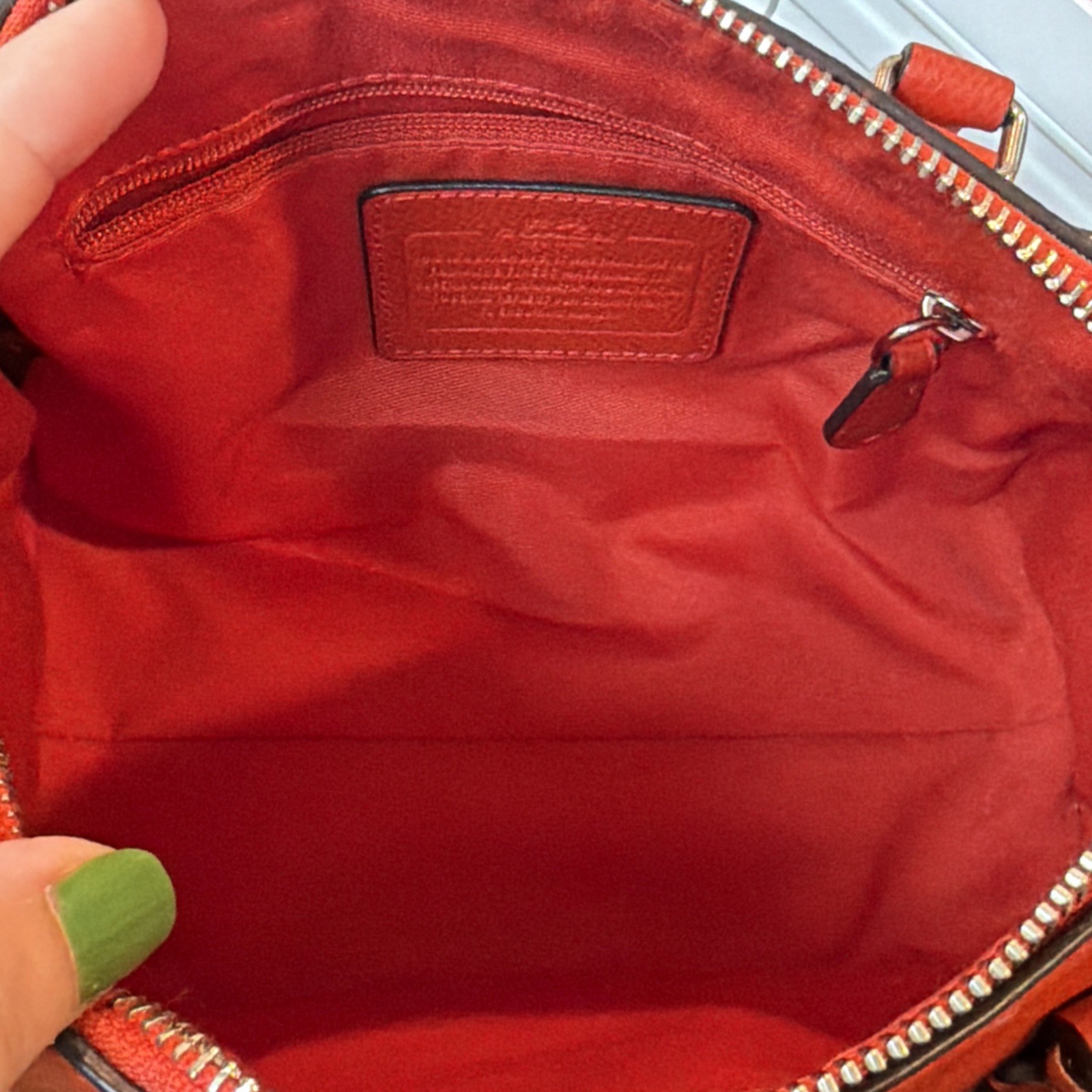 Coach Mini BENNETT Satchel In Floral Print Coated Canvas RED Crossbody