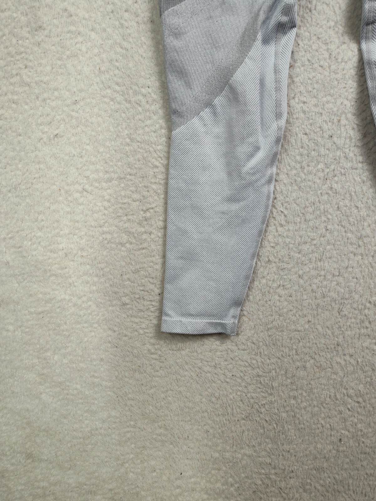 Aerie Women Leggings Medium Gray Nylon Blend Ribbed Seamless Stretchy Pants