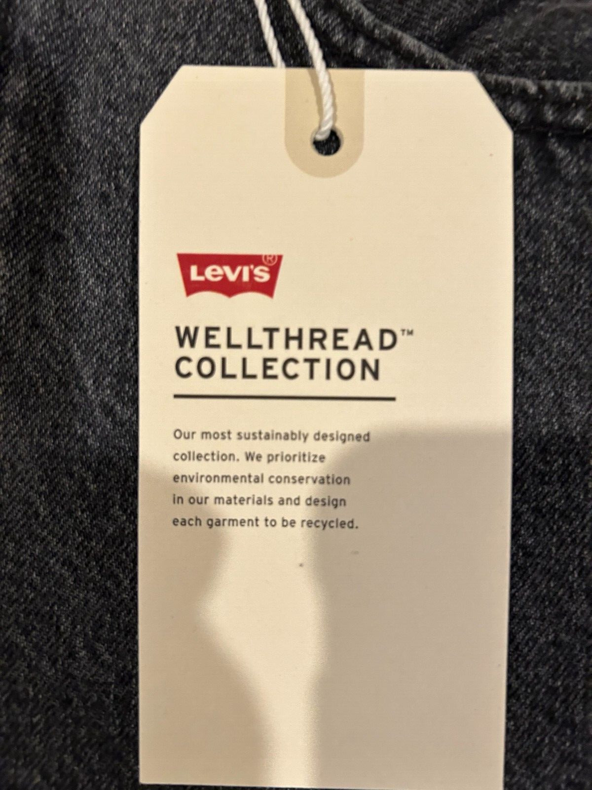 LEVI’S PREMIUM WELLTHREAD 502 TAPER JEANS FADED BLACK SIZE 34X32 NWT RT$128 0005